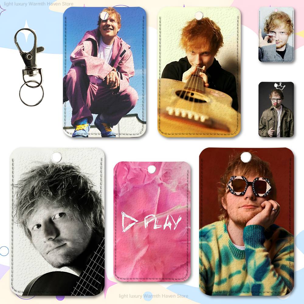 Leather Works - E-Ed S-Sheeran Play Holder Keychain For