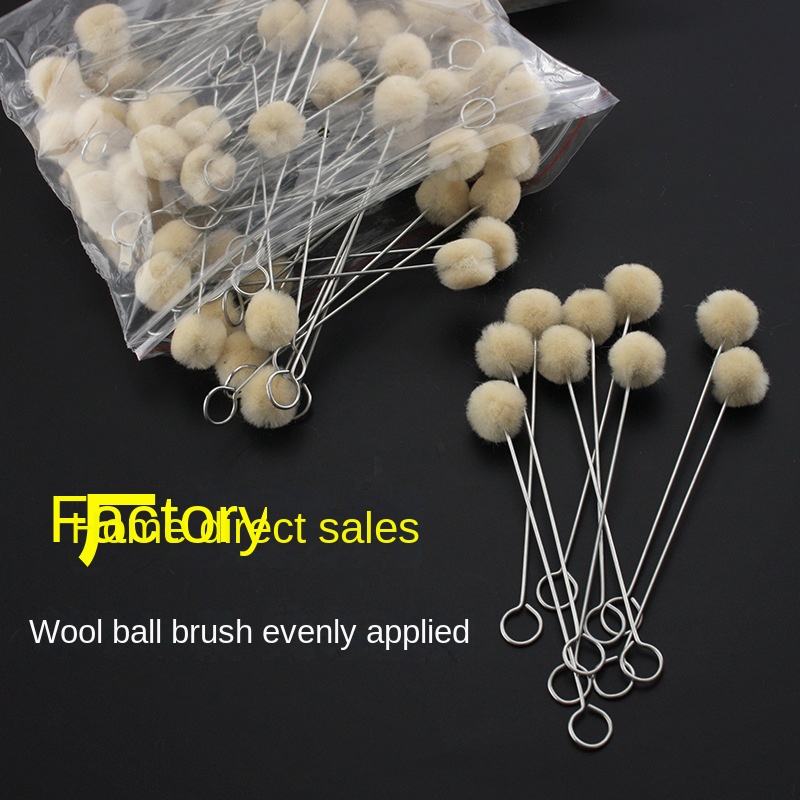 Contact Cement Leather - Glue ball brush, wool ball, dyeing,