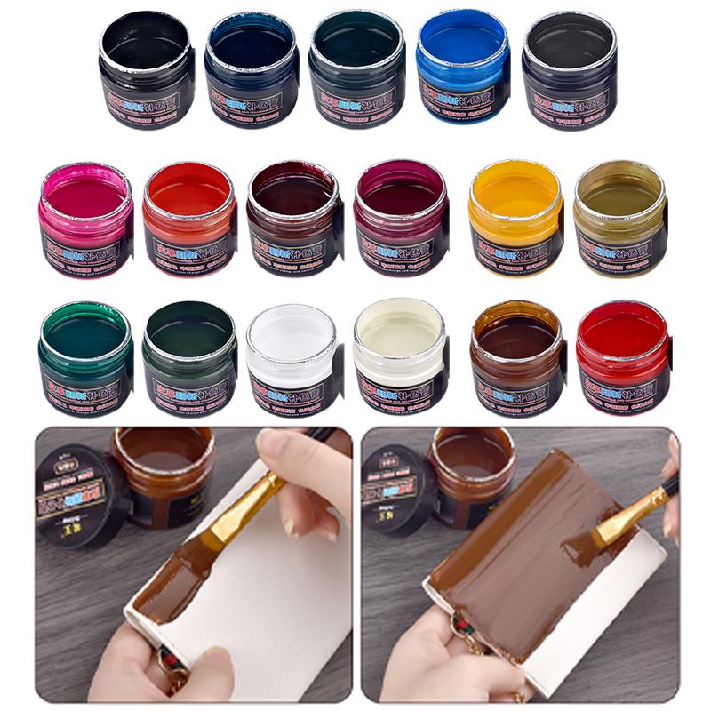 Contact Cement Leather - Vegetable Tanned Leather Pigment 50g/Bottle Coloring