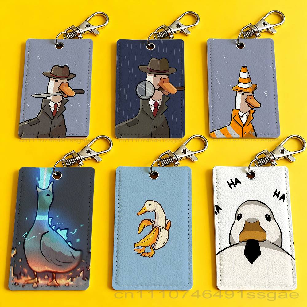 Cartoon Cute Goose Duck Badge  - Leather Works recensie en prijs