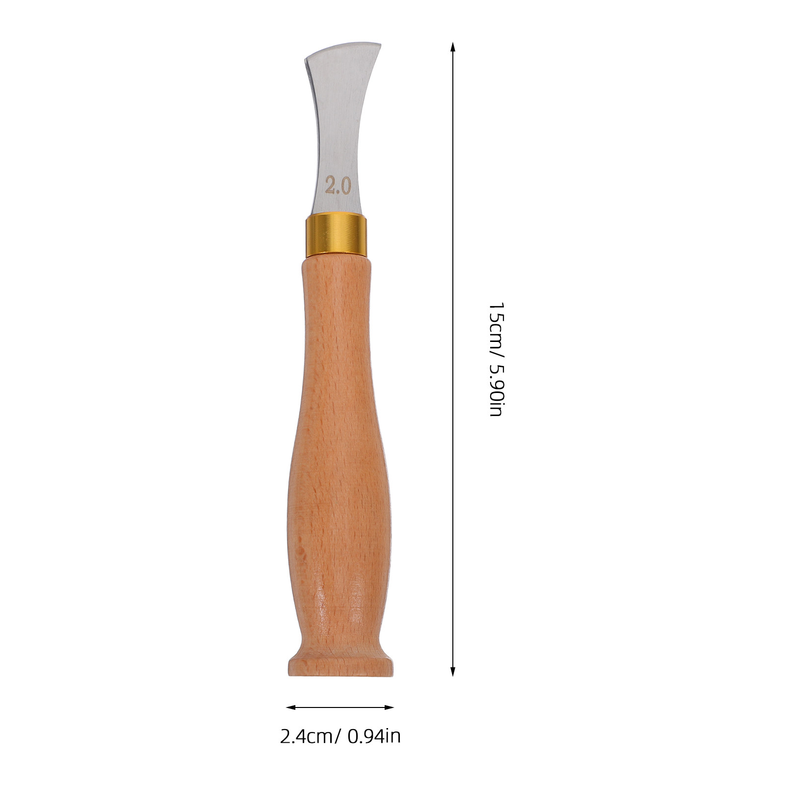 Edge Creaser Stainless Steel 2 - Leatherwork Edge Creaser recensie en prijs