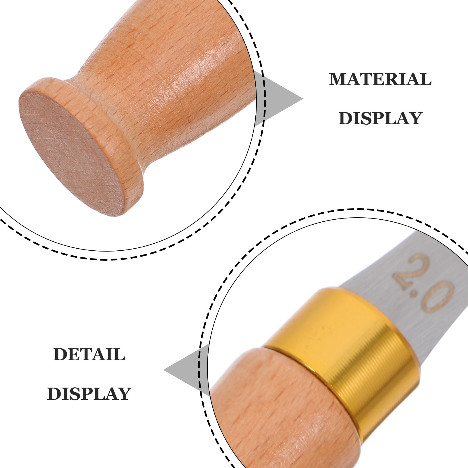 Edge Creaser Stainless Steel 2 - Leatherwork Edge Creaser recensie en prijs