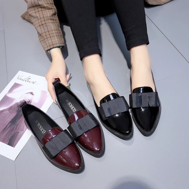 Black/ Wine Red Patent Leather - Leather Work Heels recensie en prijs
