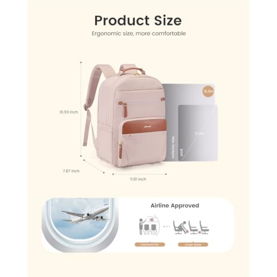 Laptop Backpack for Women with - Leather Works recensie en prijs
