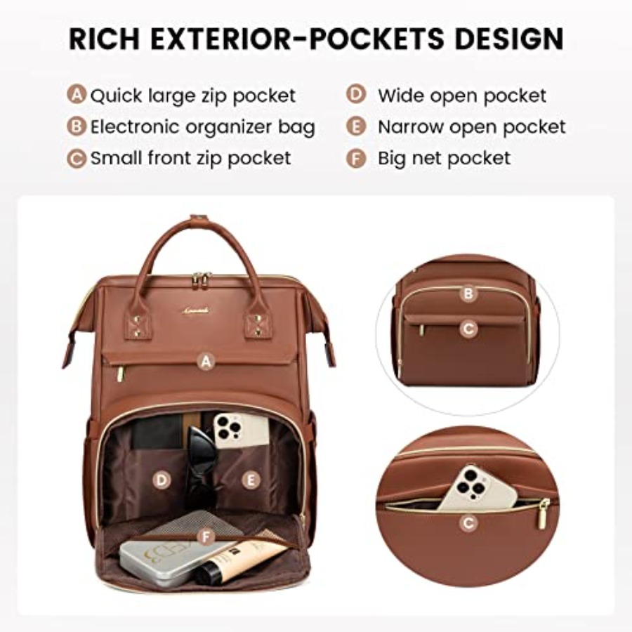 Leather Laptop Backpack for Wo - Leather Works recensie en prijs