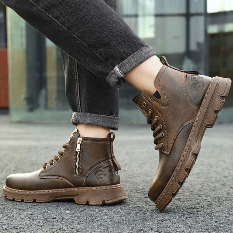 ​Men’s 2025 Winter New Arrival - Leather Work Boots recensie en prijs