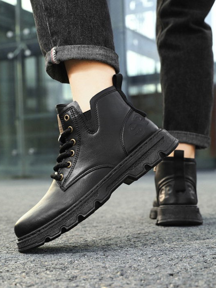 ​Men’s 2025 Winter New Arrival - Leather Work Boots recensie en prijs