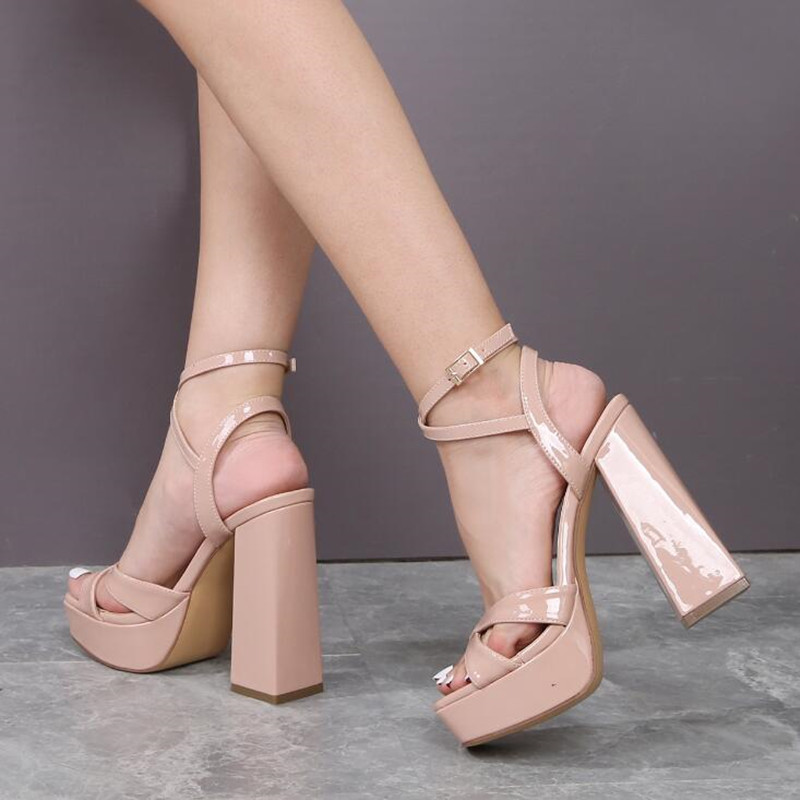2025 NEW Summer Nightclub Wome - Leather Work Heels recensie en prijs