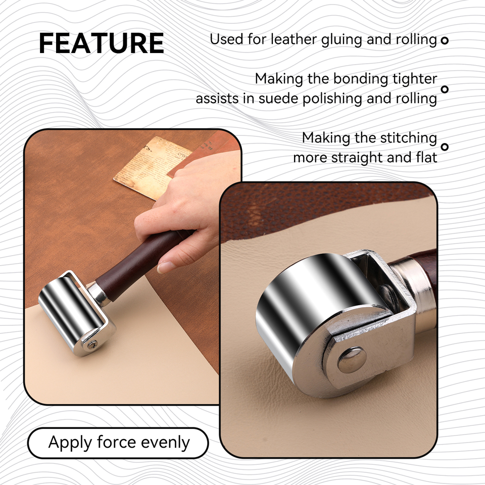 Leather Press Edge Roller with - Leatherwork Edge Creaser recensie en prijs