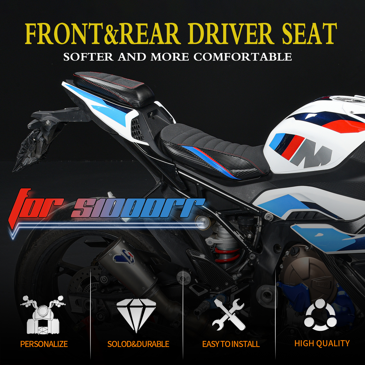 For S1000RR Front Rider Rear S - Leather Workbench recensie en prijs