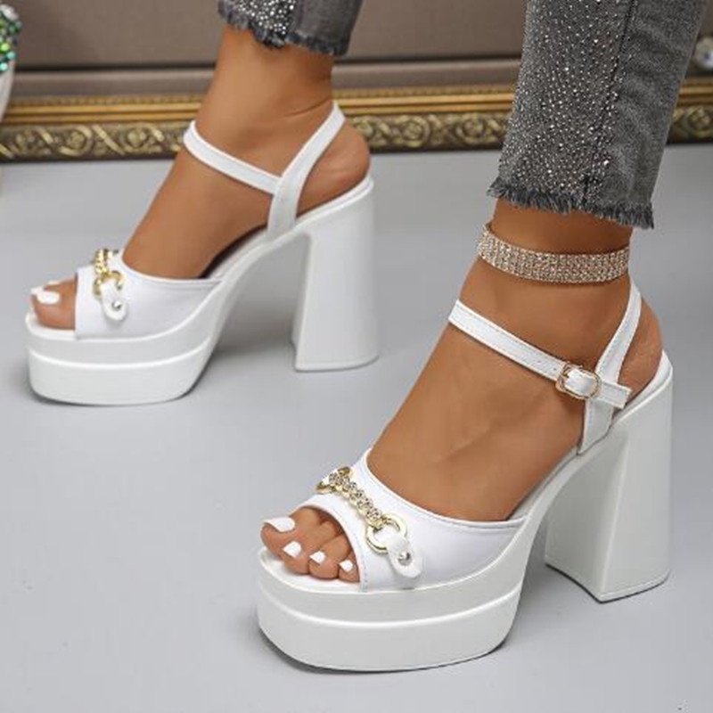 New 2026 Summer Products Squar - Leather Work Heels recensie en prijs