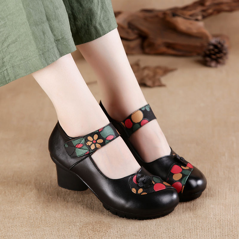 Wedges women luxury high quali - Leather Work Heels recensie en prijs