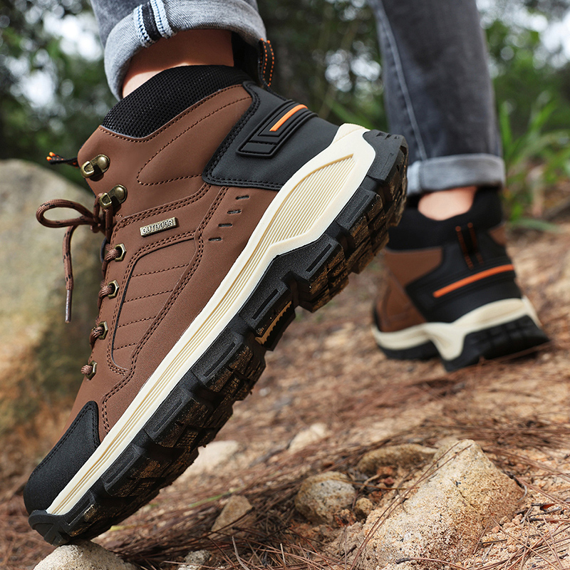 New Autumn Men's Boots Fashion - Leather Work Boots recensie en prijs