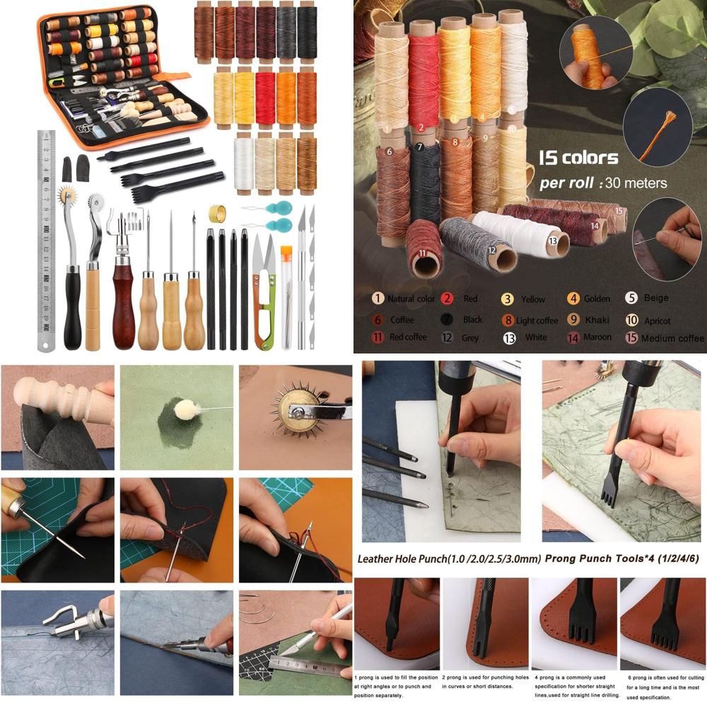 Leather Working Tools, Practic - Beginner Leatherwork Kit recensie en prijs