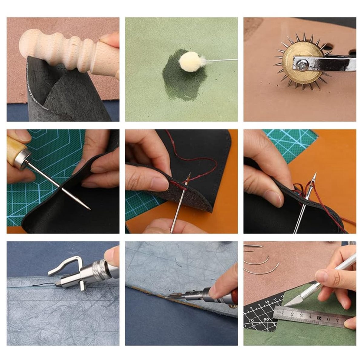 66Pcs Leather Working Tools Ki - Beginner Leatherwork Kit recensie en prijs