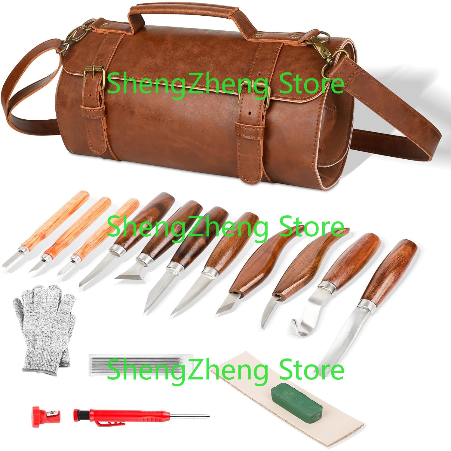 Wood Carving Tools Sets Kit  W - Beginner Leatherwork Kit recensie en prijs
