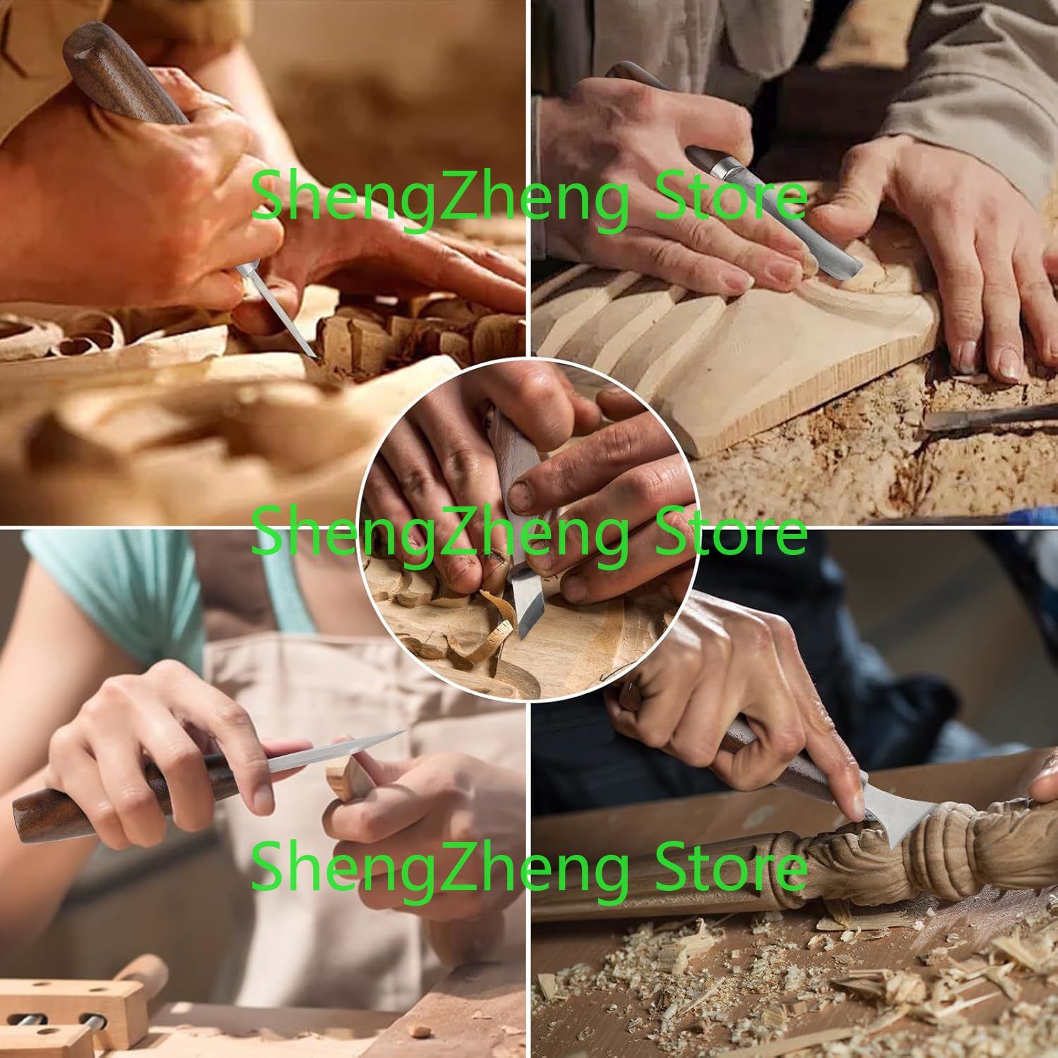 Wood Carving Tools Sets Kit  W - Beginner Leatherwork Kit recensie en prijs