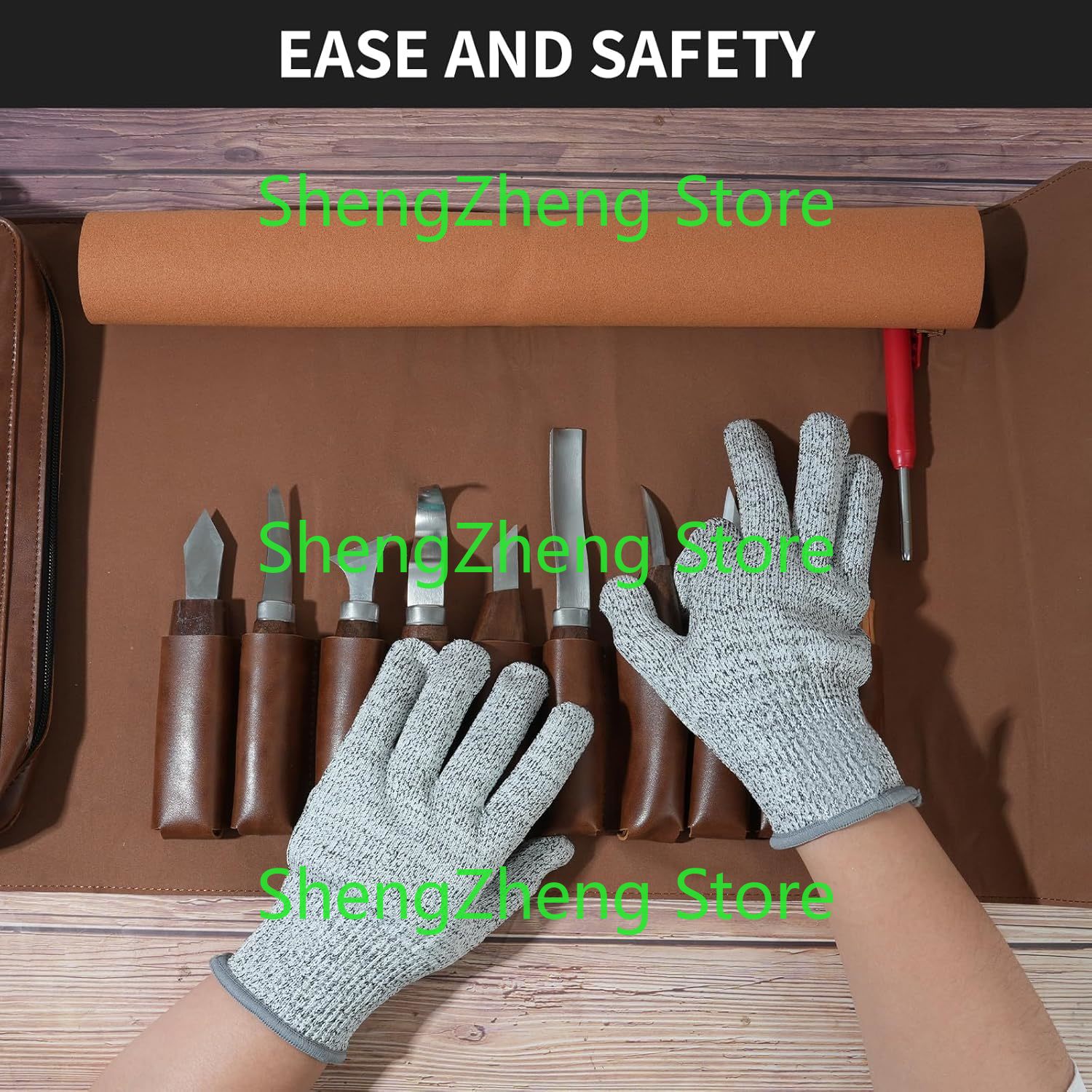 Wood Carving Tools Sets Kit  W - Beginner Leatherwork Kit recensie en prijs