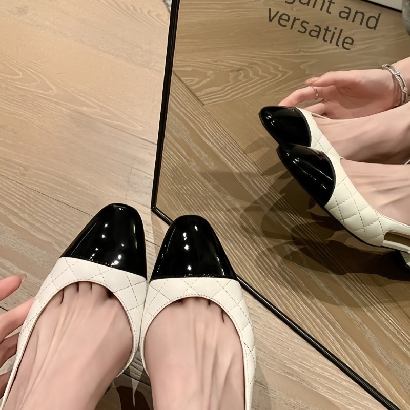 Fashion Womens Shoes Elegant F - Leather Work Heels recensie en prijs
