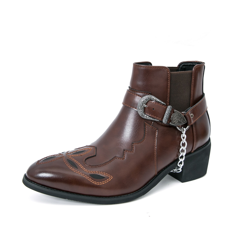 Men's Pointed Toe Ankle Boots  - Leather Work Boots recensie en prijs