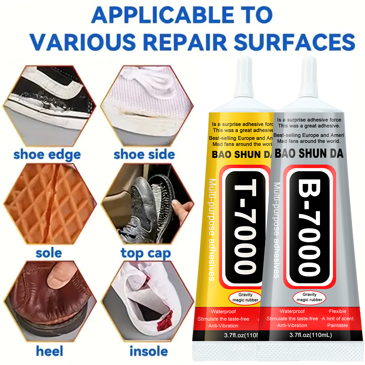 B7000 Clear Adhesive, T7000 Bl - Contact Cement Leather recensie en prijs