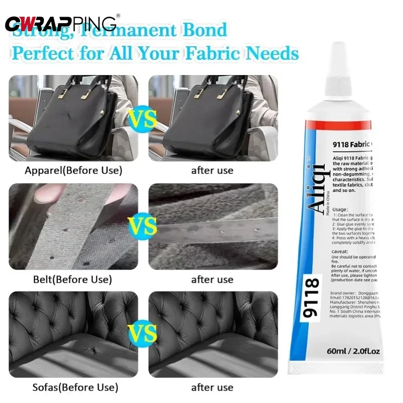 Fabric Glue Clear DIY Cloth Fi - Contact Cement Leather recensie en prijs