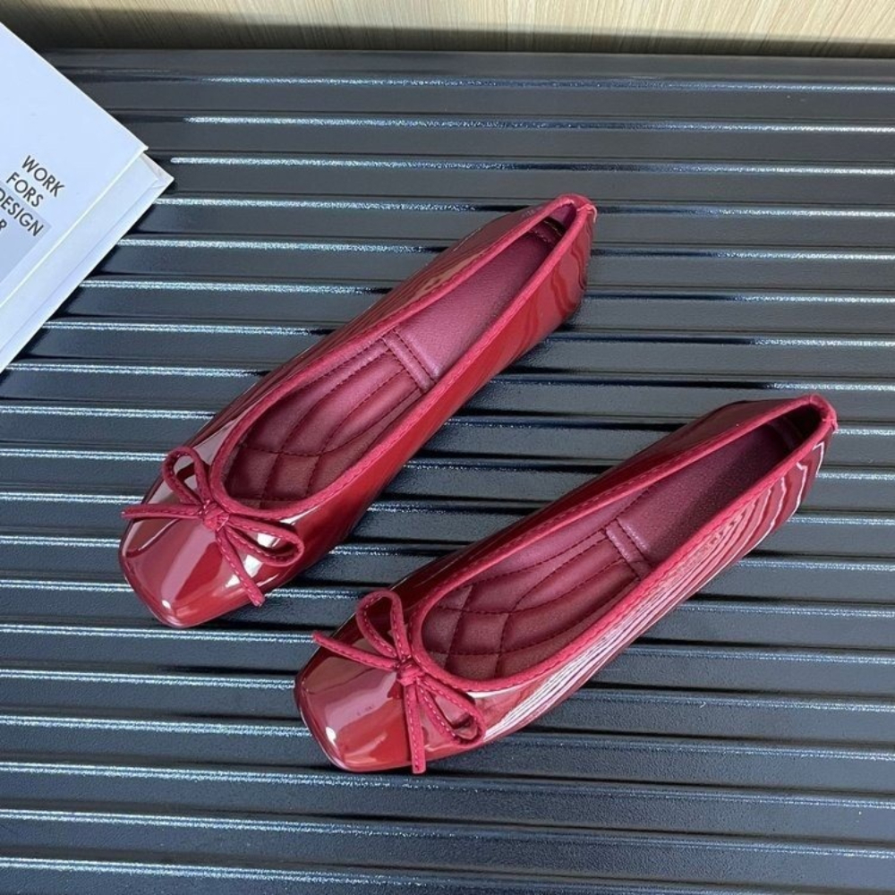 Women Nude Pink Patent Leather - Leather Work Heels recensie en prijs