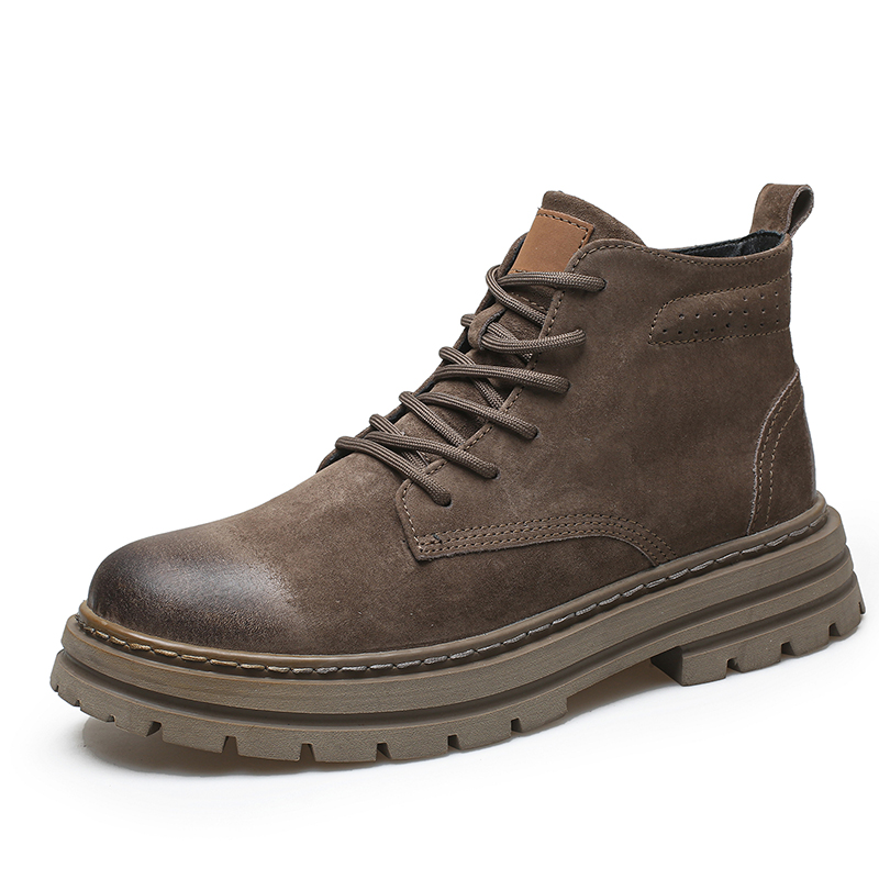 Genuine Leather Men Chelsea Bo - Leather Work Boots recensie en prijs