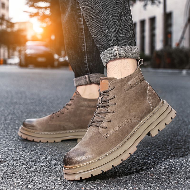 Genuine Leather Men Chelsea Bo - Leather Work Boots recensie en prijs