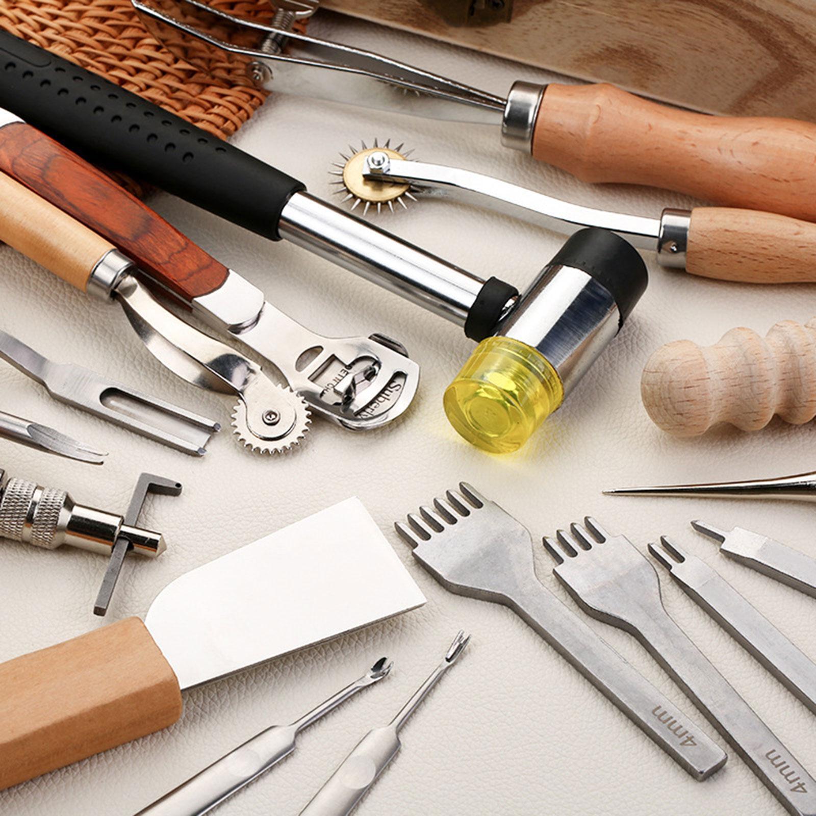 29x PU Leather Working Kit Equ - Beginner Leatherwork Kit recensie en prijs