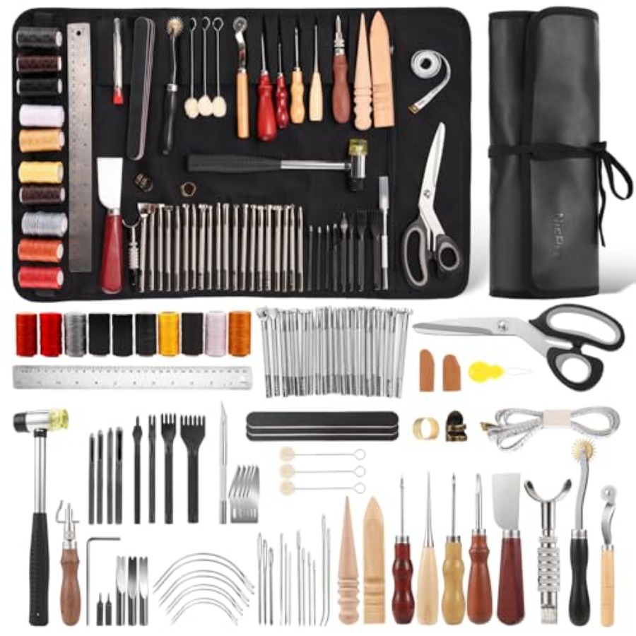 Leather Tooling Kit Leather Wo - Beginner Leatherwork Kit recensie en prijs