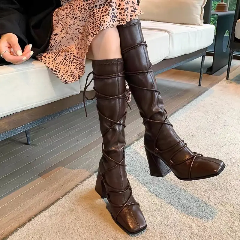 Autumn Winter Leather Strap Kn - Leather Work Boots recensie en prijs