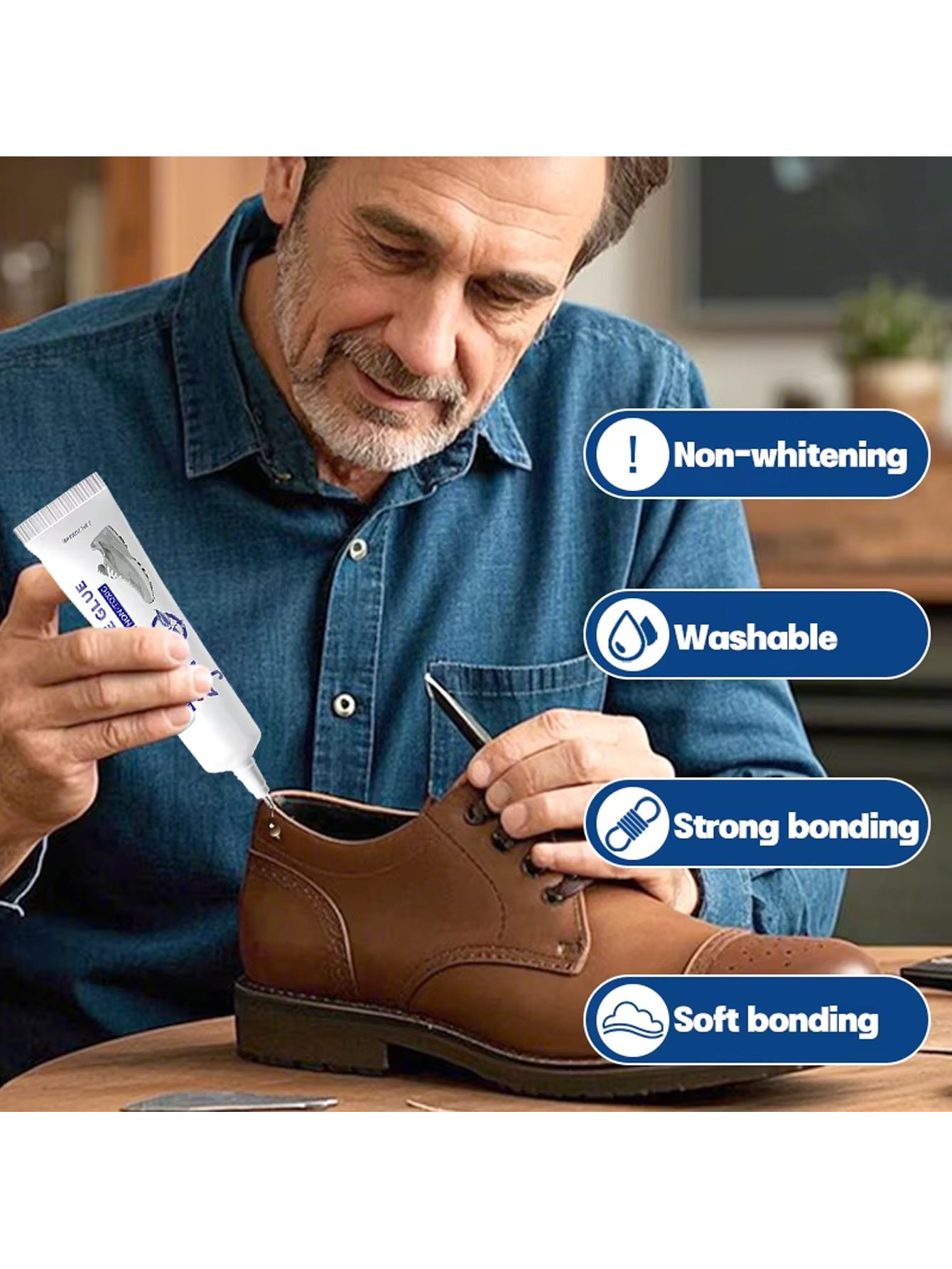 5pcs 60ml Strong Shoe Glues DI - Contact Cement Leather recensie en prijs