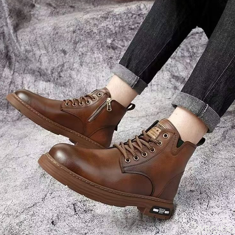 Fashionable versatile spring a - Leather Work Boots recensie en prijs