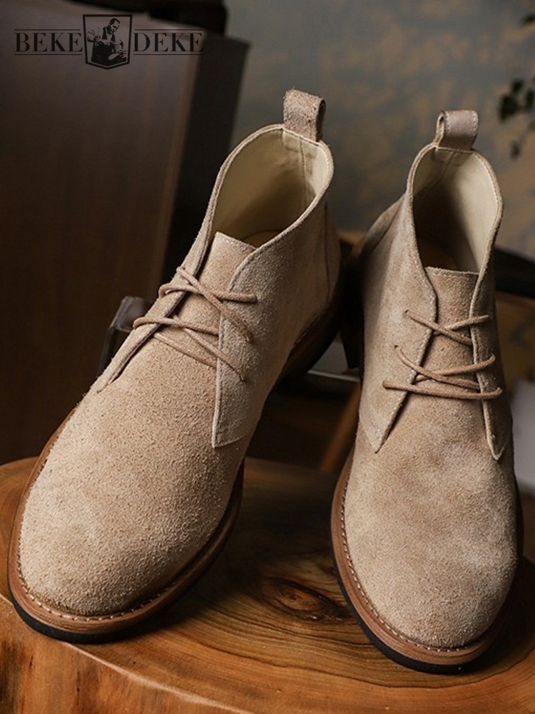 Fashion Versatile Male Lace-Up - Leather Work Boots recensie en prijs