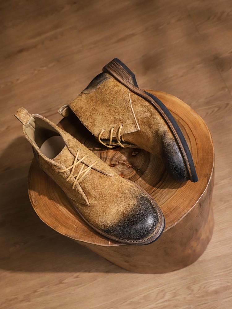 Fashion Versatile Male Lace-Up - Leather Work Boots recensie en prijs