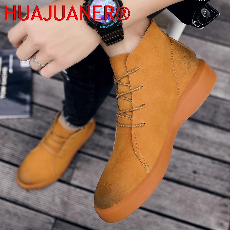 Luxury Brand Winter Fur Warm C - Leather Work Boots recensie en prijs